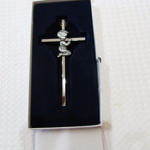 Little Boys Cross Metal {New In Box}